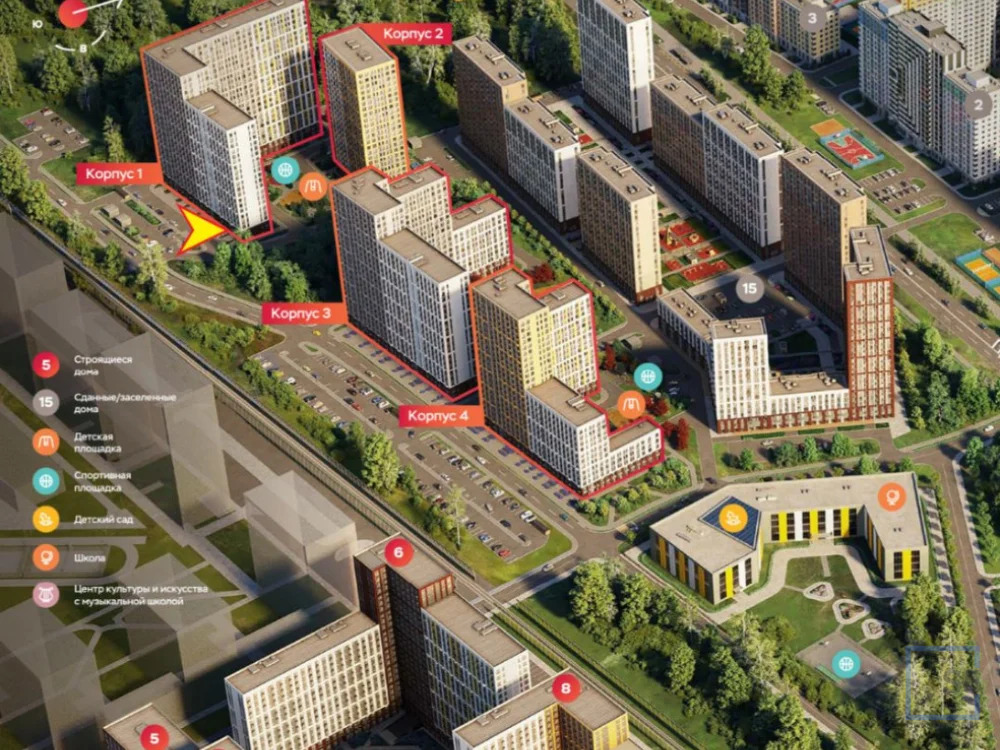 Продажа торгового помещения, м. Боровское шоссе, жилой комплекс Лучи-2 - Фото 4