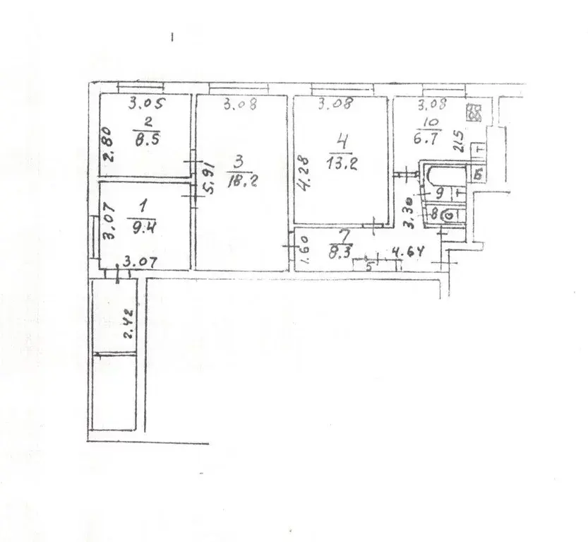 В продаже 4-комнатная квартира г. Фрязино, проезд Десантников, д. 5 - Фото 6