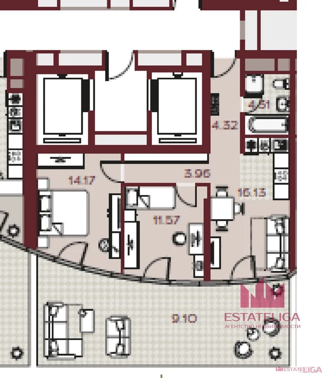 Продажа квартиры, бульвар Братьев Весниных - Фото 17