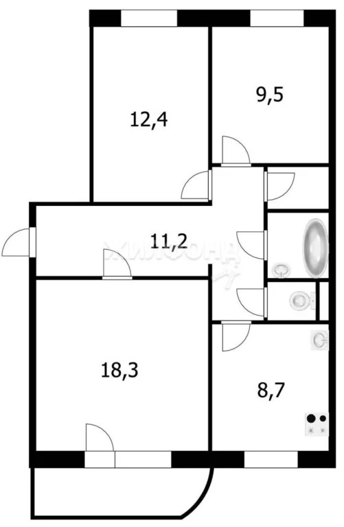 Продажа квартиры, Новосибирск, ул. Тульская - Фото 5