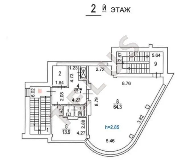 м Волжская ,ул Волжский бульвар 580 м2 Здание (ном. объекта: 7924) - Фото 5