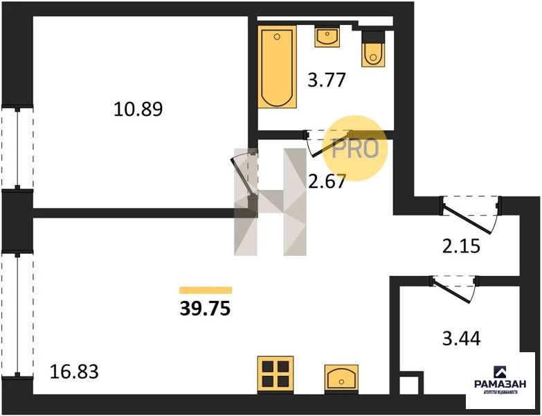 Продажа квартиры в новостройке, Казань, м. Козья слобода, ул. ... - Фото 1