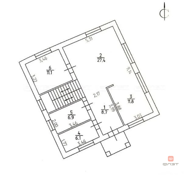 Продажа дома, Новая Тура, Зеленодольский район, ул. Слободская - Фото 13