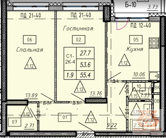 Продажа квартиры в новостройке, Люберцы, Люберецкий район, Ул . - Фото 9