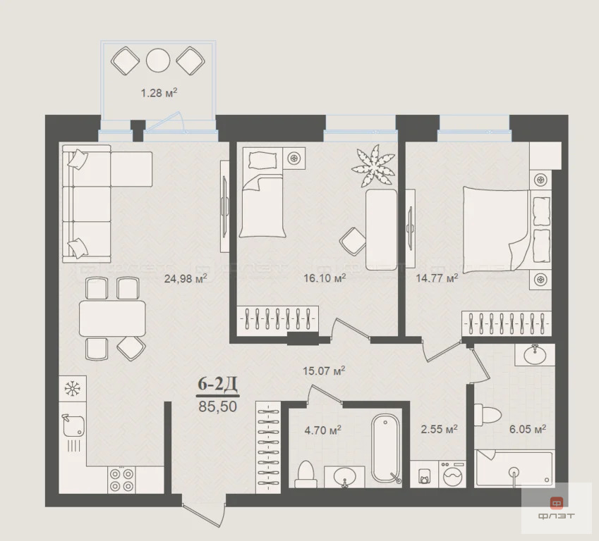 Продажа квартиры в новостройке, Казань, ул. Бутлерова - Фото 16