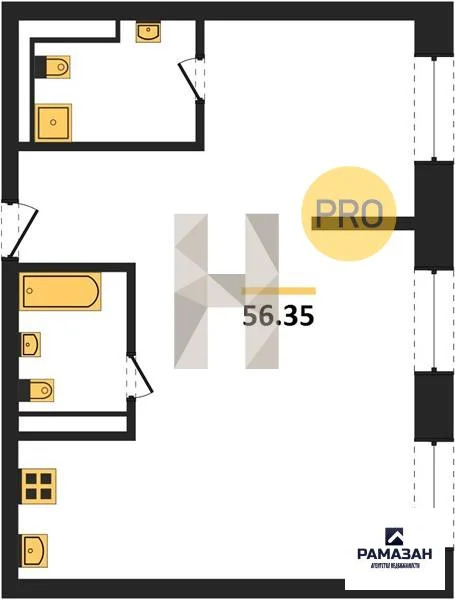 Продажа квартиры в новостройке, Казань, ул. Портовая - Фото 1