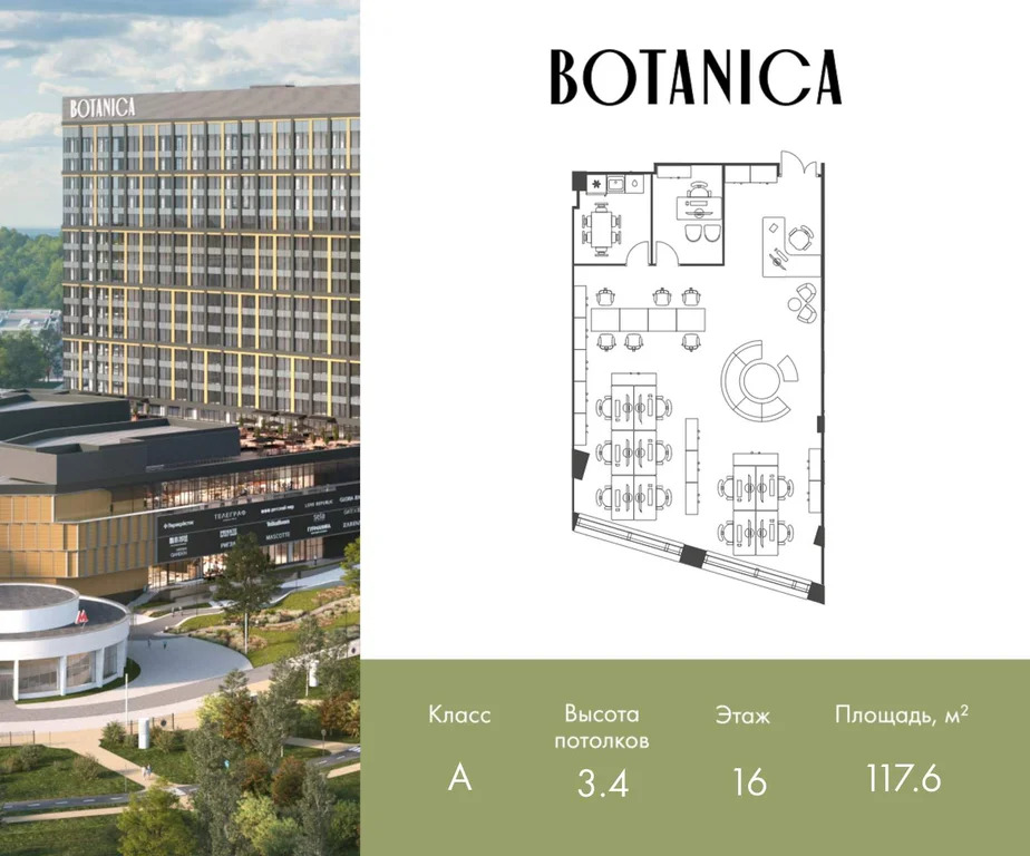 Продажа офиса 117.65 м2 - Фото 2