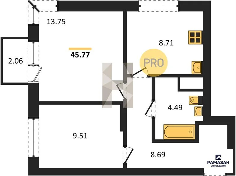 Продажа квартиры в новостройке, Казань, м. Проспект Победы, ул. ... - Фото 1
