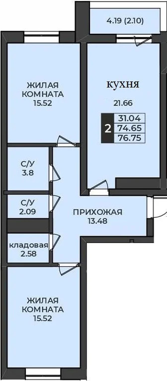 Продажа квартиры в новостройке, Оренбург, улица Ильи Глазунова - Фото 3