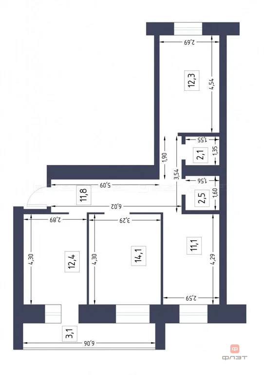 Продажа квартиры, Казань, ул. Кул Гали - Фото 34