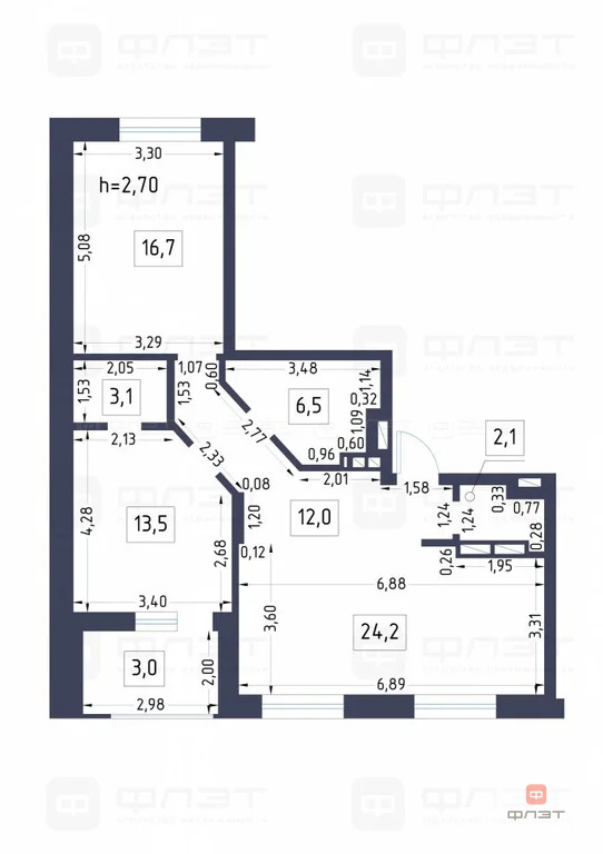 Продажа квартиры, Казань, пр-кт. Альберта Камалеева - Фото 33