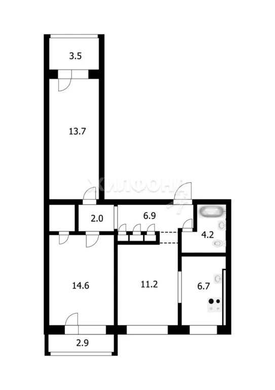 Продажа квартиры, Новосибирск, ул. Дуси Ковальчук - Фото 41