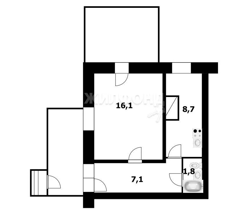 Продажа квартиры, Барлакский, Мошковский район, Молодёжная - Фото 18