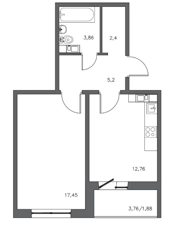 Продажа квартиры в новостройке, Оренбург, Победы пр-кт. - Фото 1