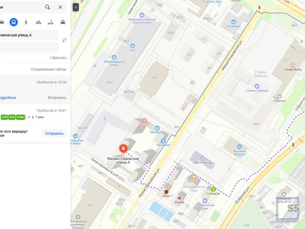 Аренда ПСН, м. Озёрная, Малая Очаковская улица - Фото 7