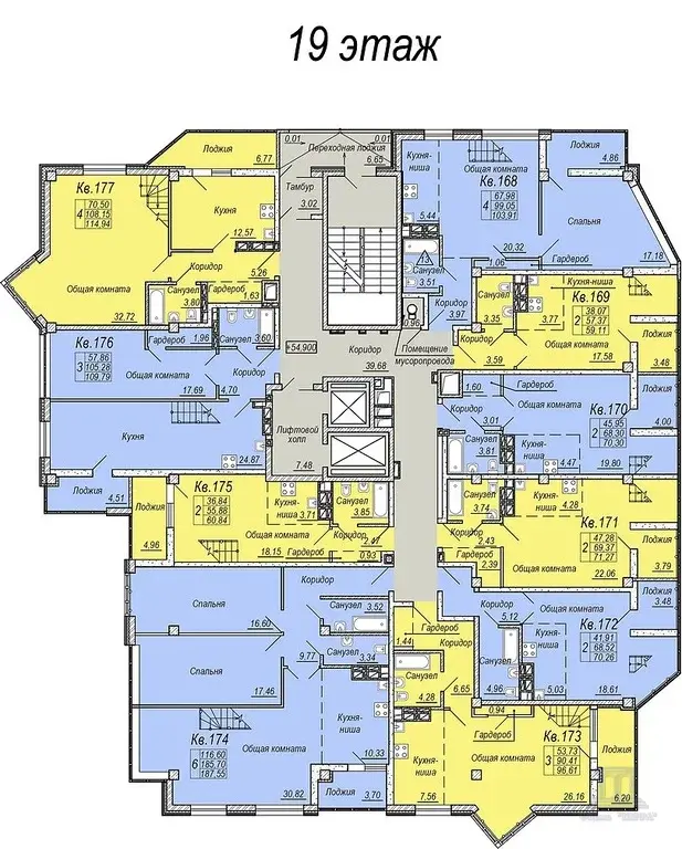 Продаю 3 к квартиру в ЖК Театральный в центре Ростова-на-Дону - Фото 21