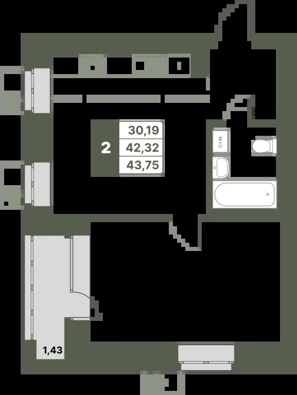 Продажа квартиры в новостройке, Уфа, улица Лётчиков - Фото 16