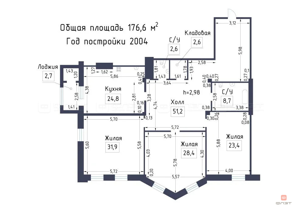 Продажа квартиры, Казань, ул. Дубравная - Фото 31