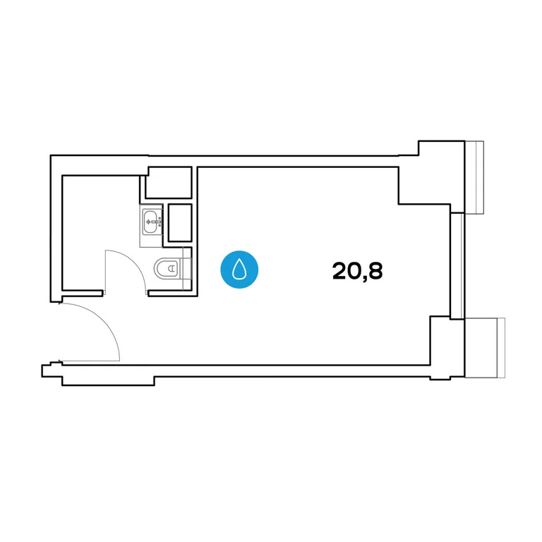 Продажа офиса 20.8 м2 - Фото 3