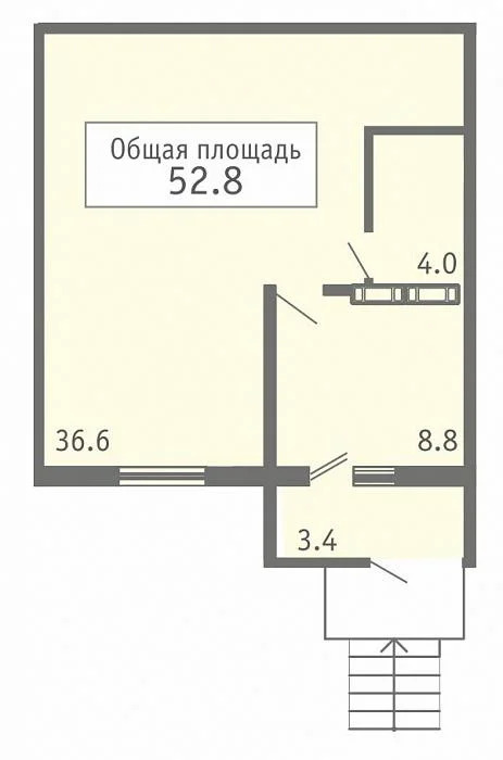 Продажа офиса, 52.8 м - Фото 2
