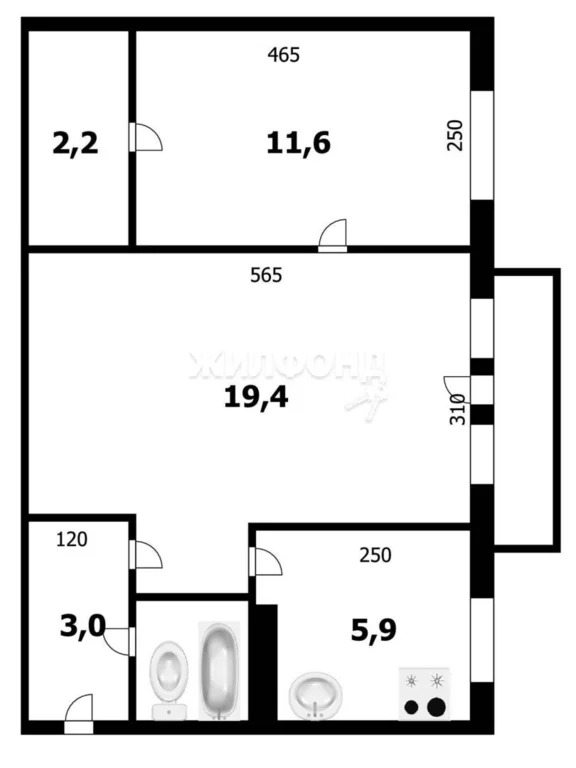 Продажа квартиры, Новосибирск, ул. Объединения - Фото 10