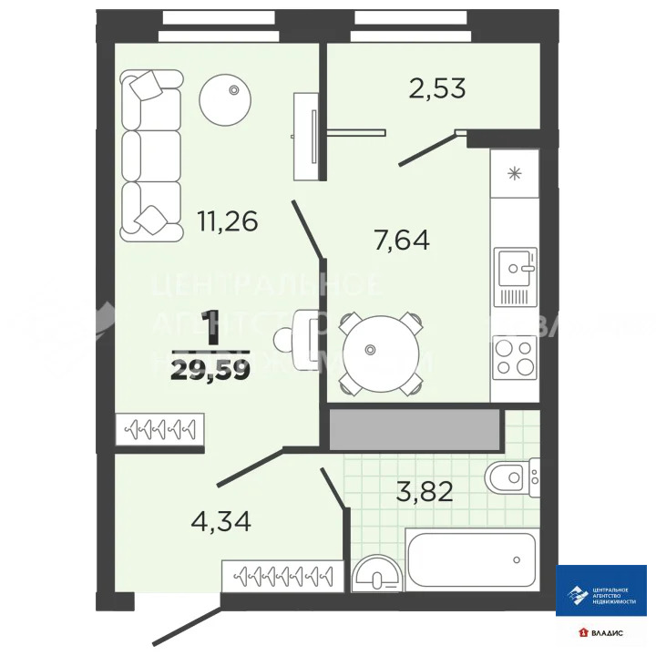 Продажа квартиры, Рязань, микрорайон Олимпийский городок - Фото 3