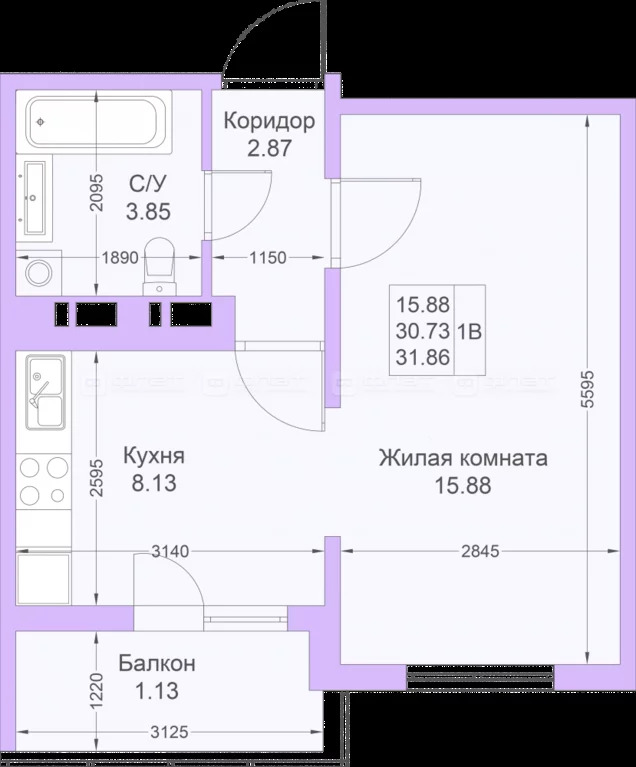 Продажа квартиры в новостройке, Казань, ул. Александра Курынова - Фото 5