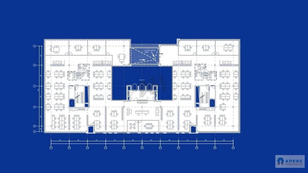 Аренда офиса 2800 м2 м. Новые черемушки в бизнес-центре класса А в . - Фото 2