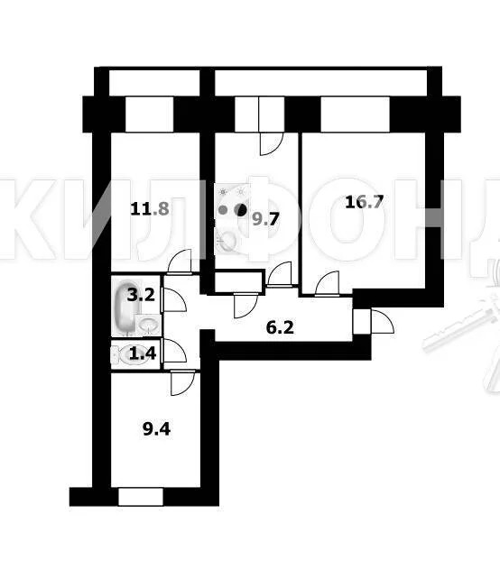 Продажа квартиры, Новосибирск, Героев Революции пр-кт. - Фото 2