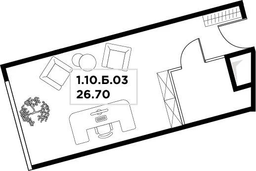 Продажа офиса 26.7 м2 - Фото 4