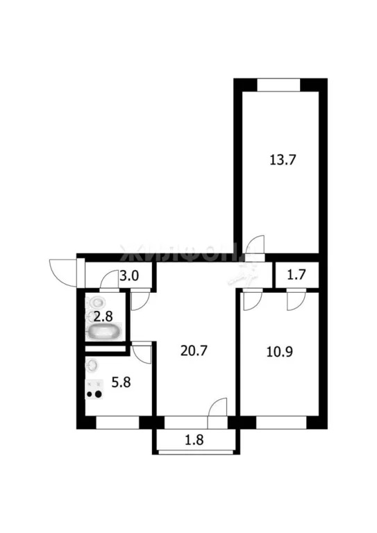 Продажа квартиры, Новосибирск, ул. Гаранина - Фото 9