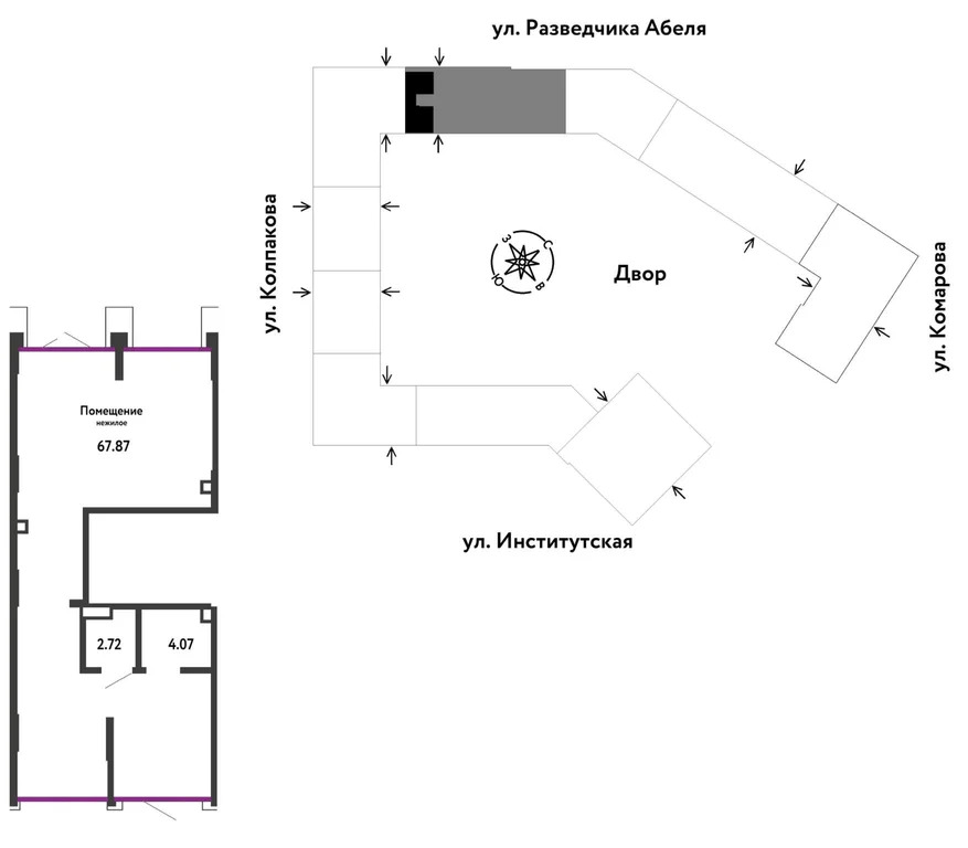 Продается ПСН 74.66 м2 - Фото 3