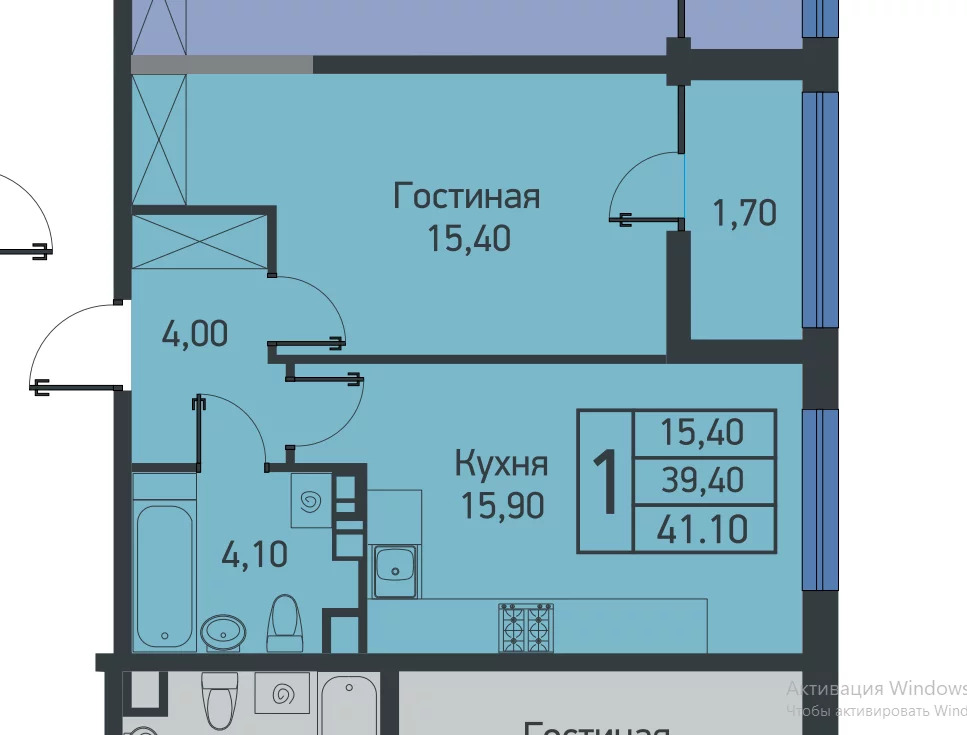 Аренда квартиры, Новороссийск, улица Алексея Матвейкина - Фото 8