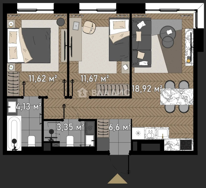 Москва, улица Зорге, д.9, 2-комнатная квартира на продажу - Фото 11