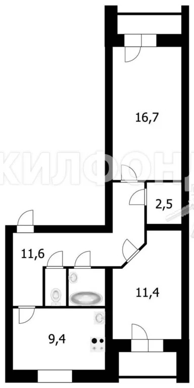 Продажа квартиры, Новосибирск, Мясниковой - Фото 8