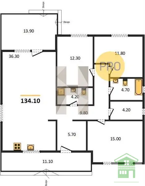 Продам дом 134 кв м Воронеж деревня Медовка, ул. Рубиновая - Фото 0