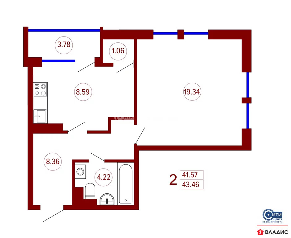 Продажа квартиры в новостройке, Воронеж, ул. Гаршина - Фото 2