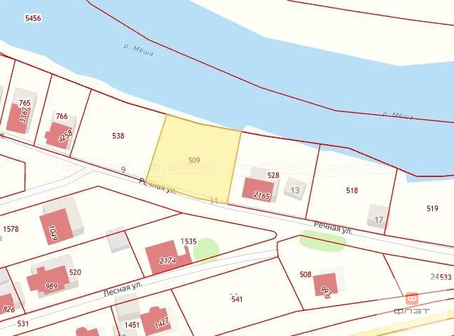 Продажа участка, Егорьево, Лаишевский район, ул. Речная - Фото 1