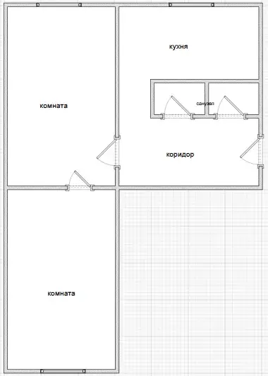 2-к. квартира, 45,2 м2, 4/5 эт. - Фото 15
