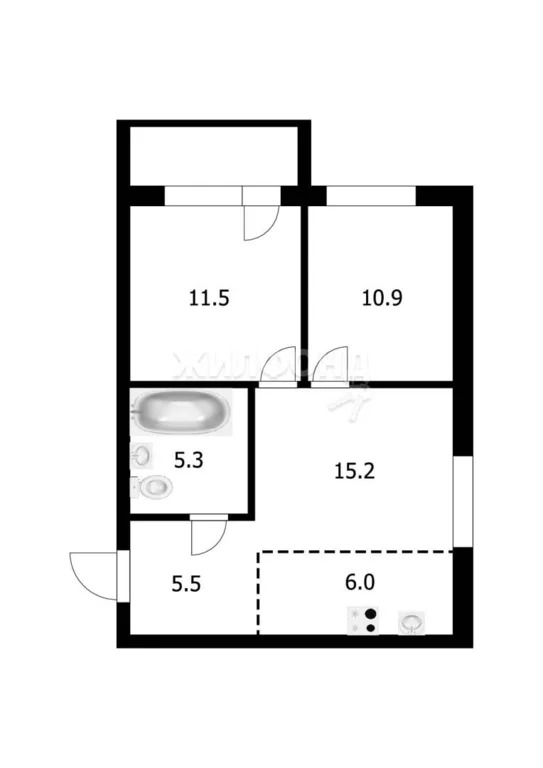 Продажа квартиры, Новосибирск, Заречная - Фото 16