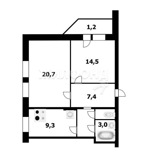 Продажа квартиры, Новосибирск, ул. Обогатительная - Фото 13