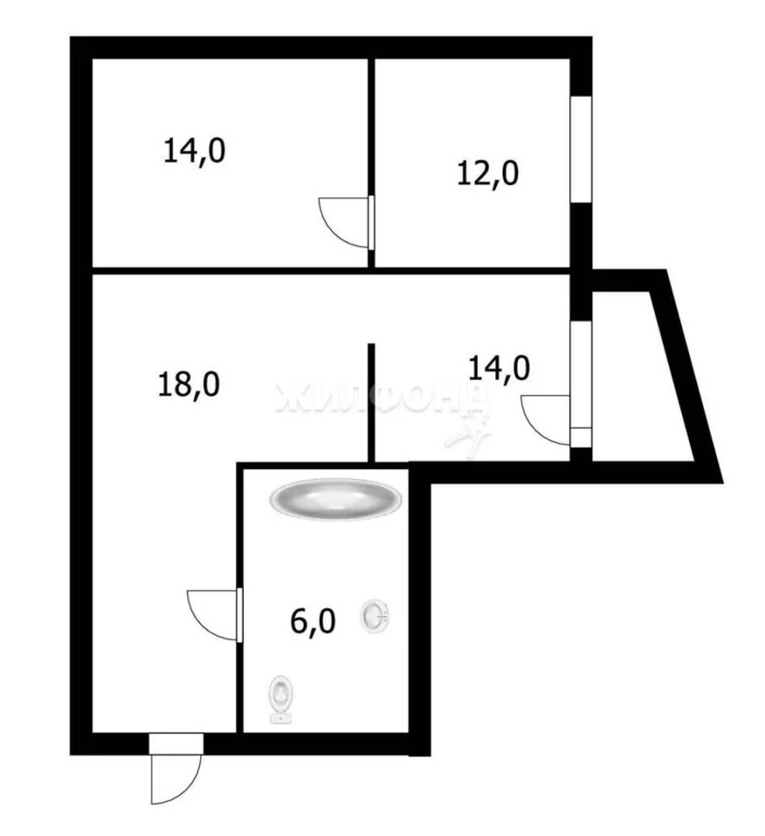 Продажа квартиры, Октябрьский, Мошковский район, Согласия - Фото 13