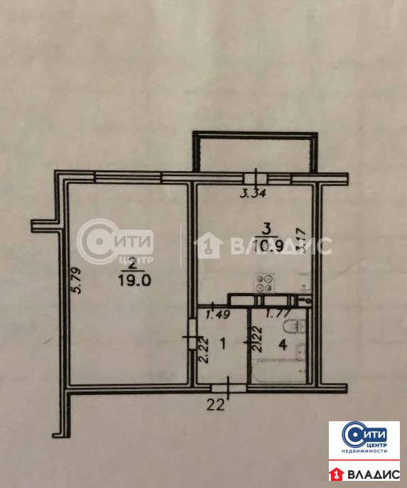 Продажа квартиры, Воронеж, переулок Калашникова - Фото 2