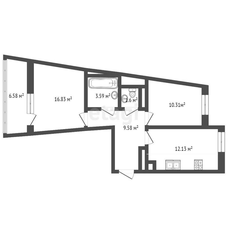 Продажа квартиры, Долгопрудный, Старое Дмитровское шоссе, 17 - Фото 33