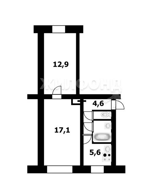 Продажа квартиры, Сокур, Мошковский район, 2-й квартал - Фото 17