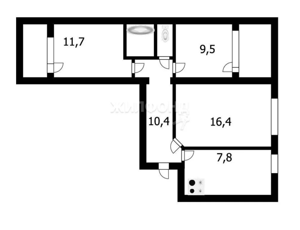 Продажа квартиры, Новосибирск, ул. Выборная - Фото 18