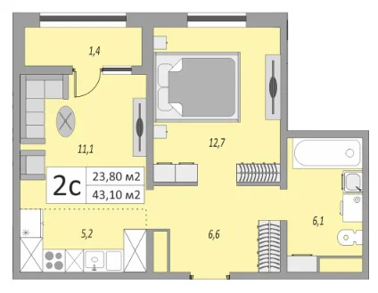 Продажа квартиры, Оренбург, ул. Юркина - Фото 11