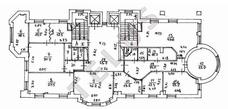 м. Бауманская, Токмаков переулок, 3953 м2, Здание (ном. объекта: 41) - Фото 12