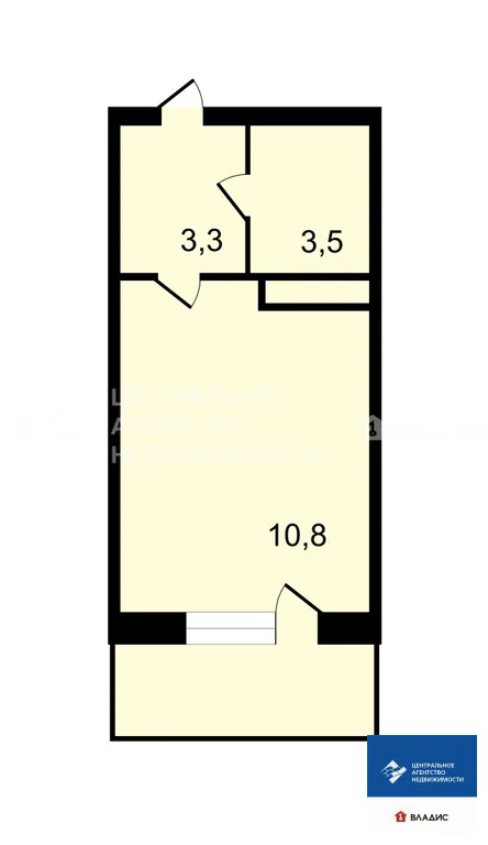 Продажа квартиры, Дядьково, Рязанский район, Малиновая улица - Фото 21