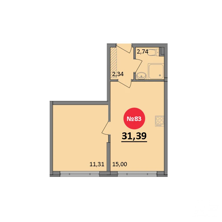 Продажа квартиры в новостройке, Черноморское, Черноморский район, ул. ... - Фото 1